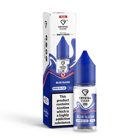 Crystal Clear Blue Slush 10ml Nic Salt