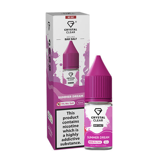 Crystal Clear Summer Dream 10ml Nic Salt