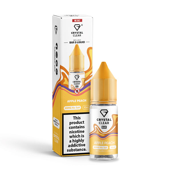 Crystal Clear Apple Peach 10ml Nic Salt