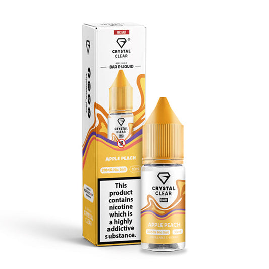 Crystal Clear Apple Peach 10ml Nic Salt