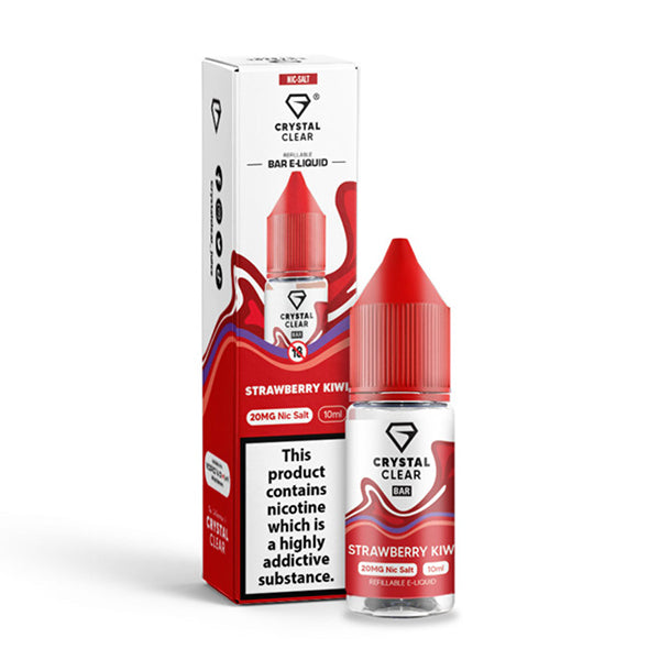 Crystal Clear Strawberry Kiwi 10ml Nic Salt