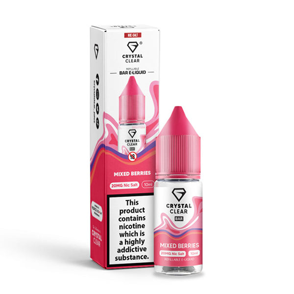 Crystal Clear Mixed Berries 10ml Nic Salt