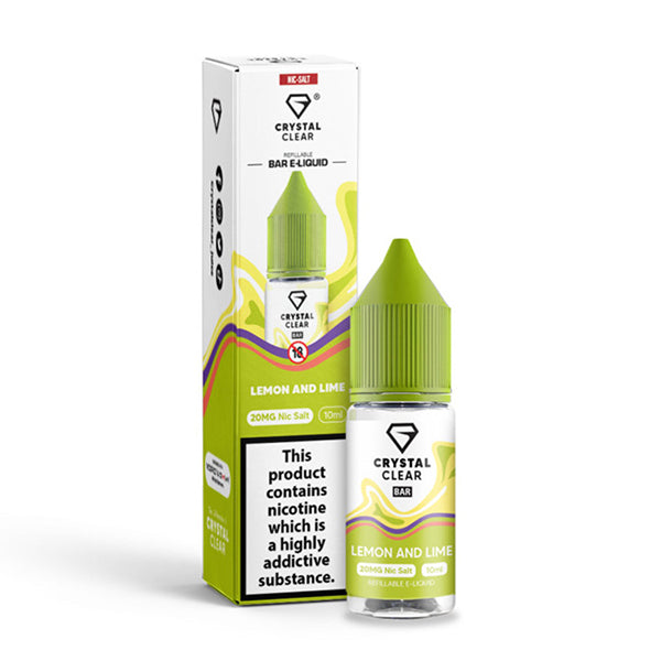 Crystal Clear Lemon & Lime 10ml Nic Salt
