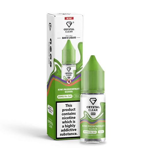Crystal Clear Kiwi Passionfruit Guava 10ml Nic Salt