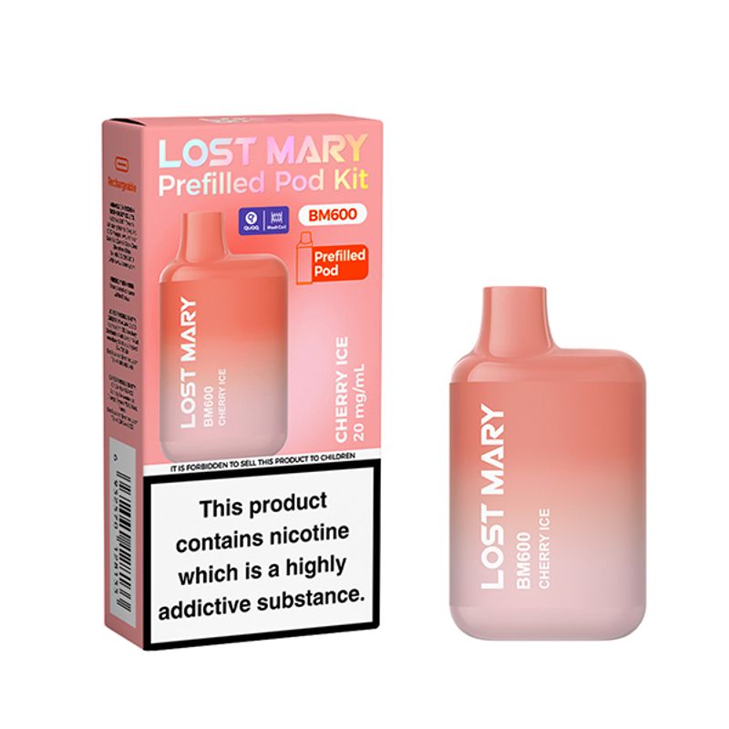 Lost Mary vape pod kit with packaging  zoom distro in UK