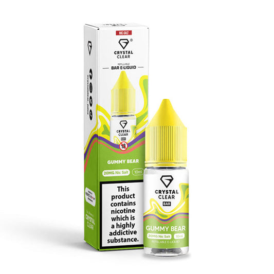 Crystal Clear Gummy Bear 10ml Nic Salt