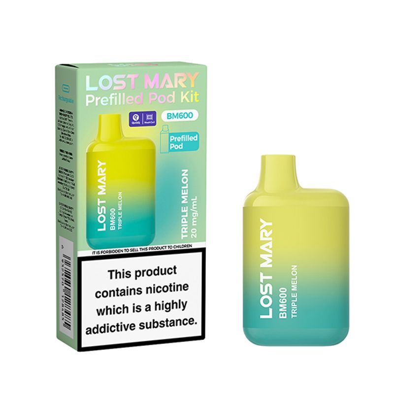Lost Mary vape device triple melon  zoom distro in UK