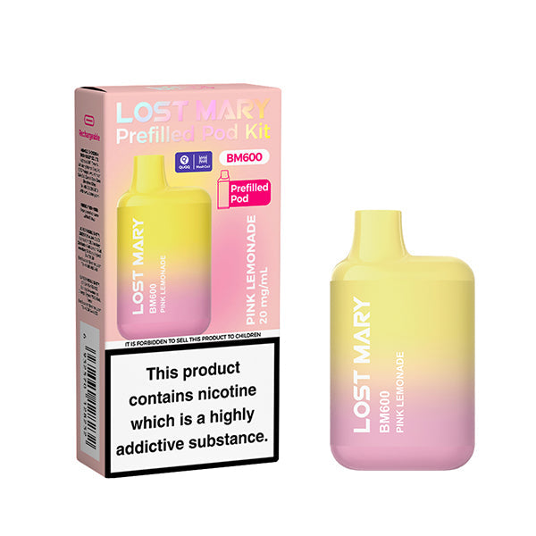 Lost Mary vape device pink lemonade  zoom distro in UK