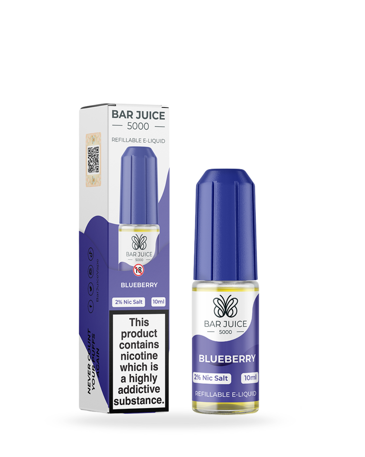 Bar Juice 5000 Blueberry 10ml Nic Salt