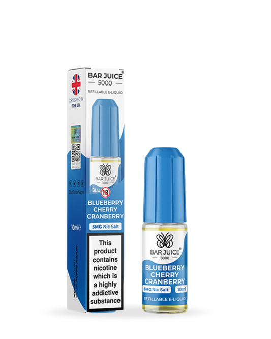 Bar Juice 5000 Blueberry Cherry Cranberry 10ml Nic Salt