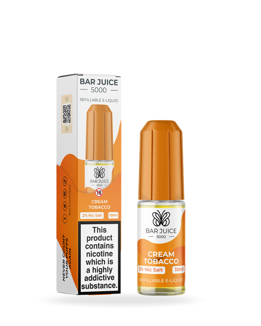 Bar Juice 5000 Cream Tobacco 10ml Nic Salt