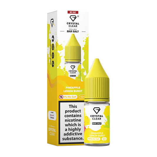 Crystal Clear Pineapple Lemon Burst 10ml Nic Salt