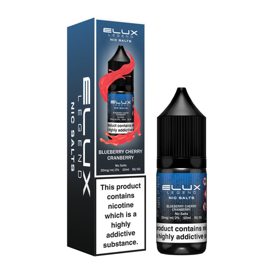 Elux Legend Blueberry Cherry Cranberry 10ml Nic Salt