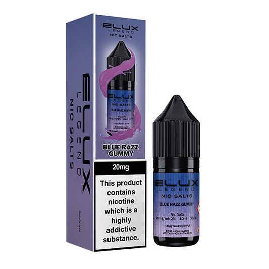 Elux Legend Salts Blue Razz Gummy 10ml Nic Salt