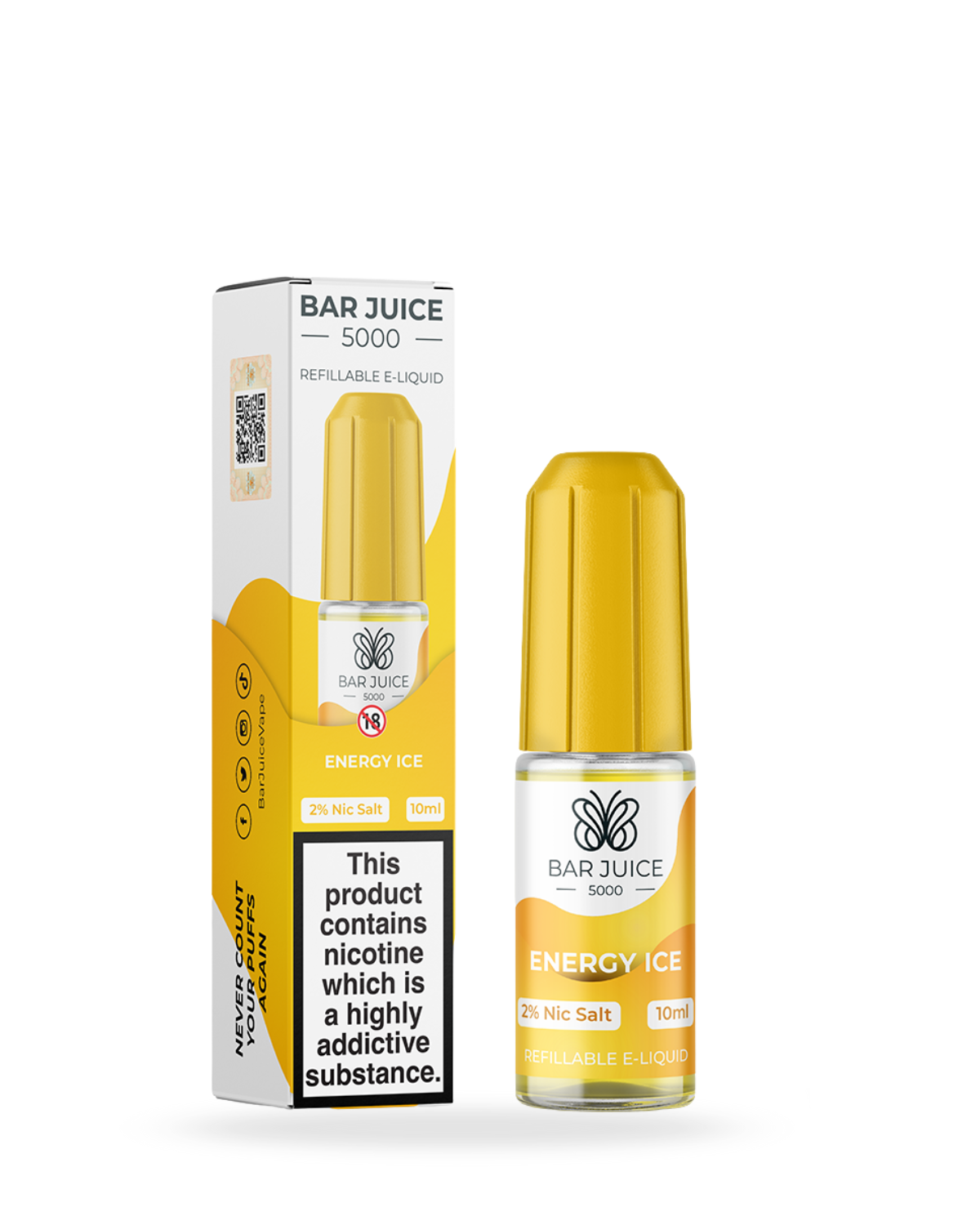 Bar Juice 5000 Energy Ice 10ml Nic Salt