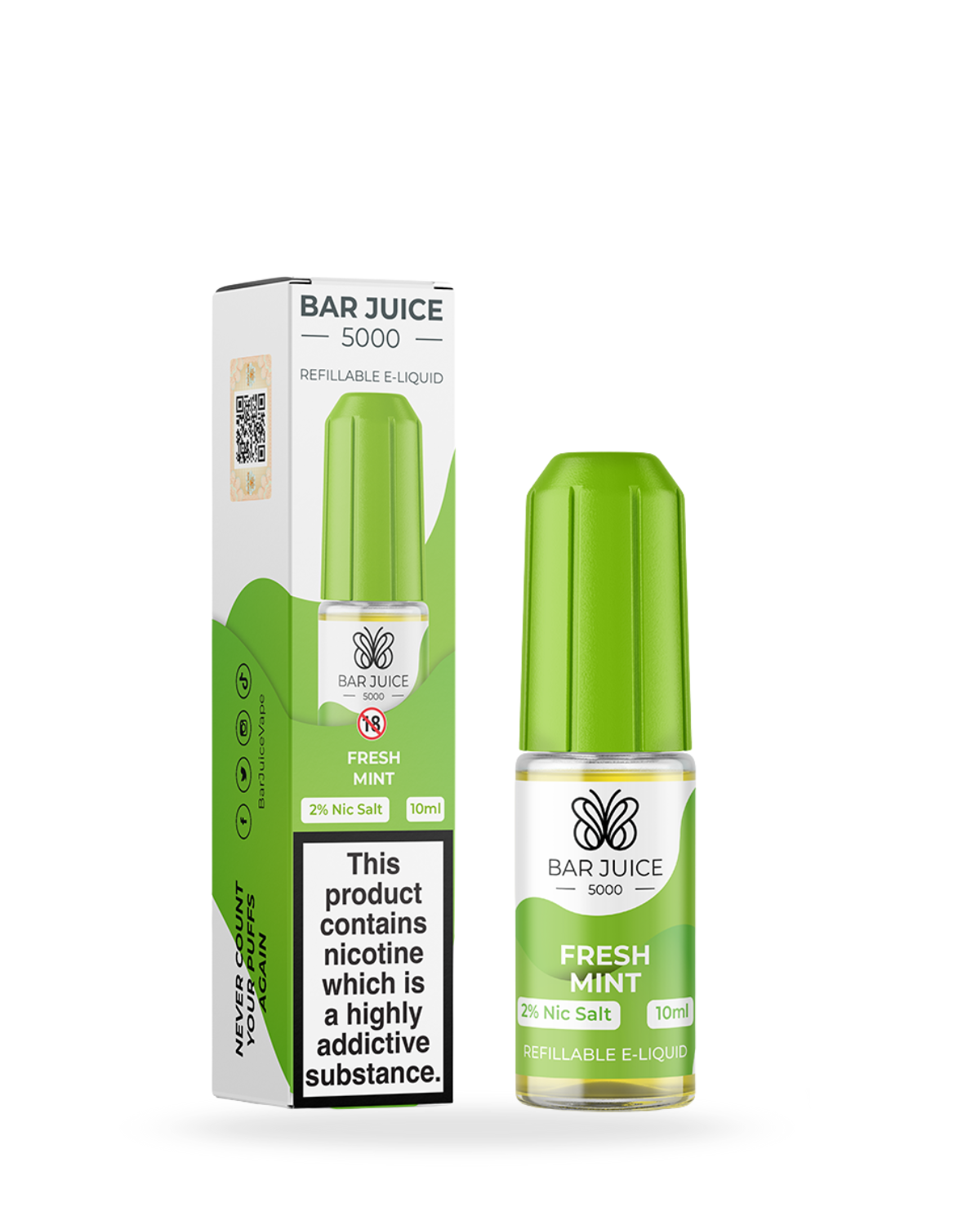 Bar Juice 5000 Fresh Mint 10ml Nic Salt