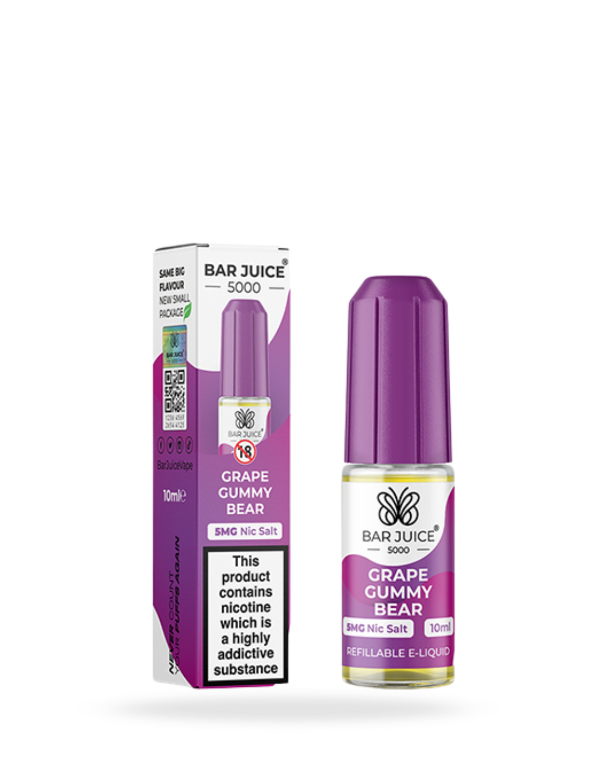 Bar Juice 5000 Grape Gummy Bear 10ml Nic Salt