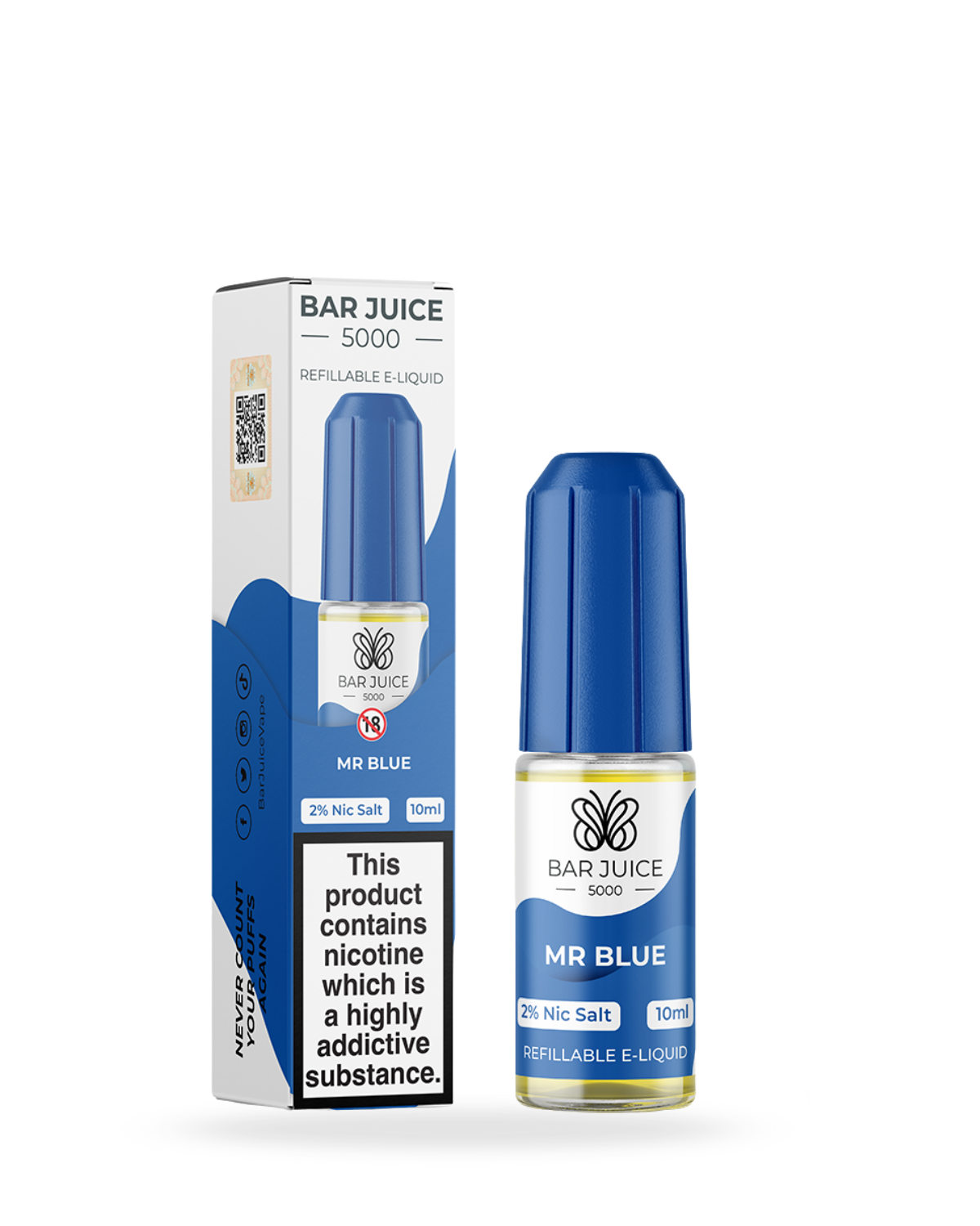 Bar Juice 5000 Mr Blue 10ml Nic Salt