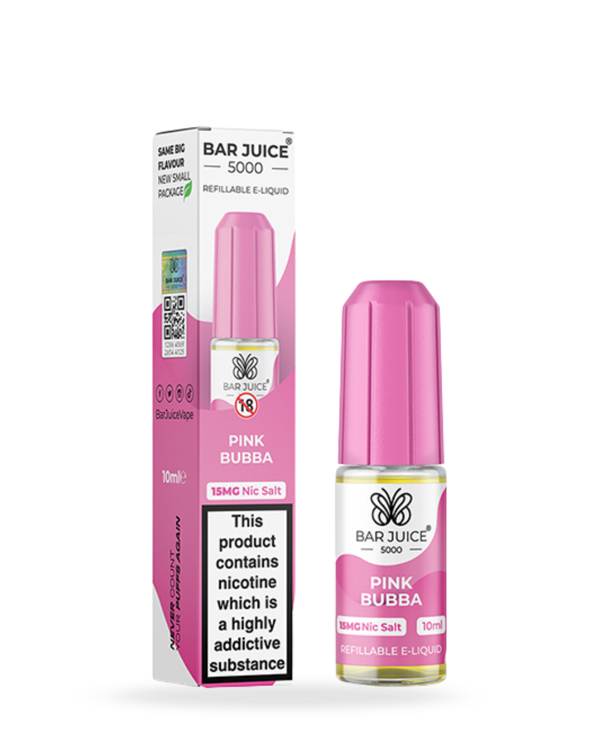 Bar Juice 5000 Pink Bubba 10ml Nic Salt