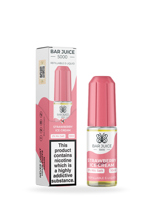 Bar Juice 5000 Strawberry Ice Cream 10ml Nic Salt