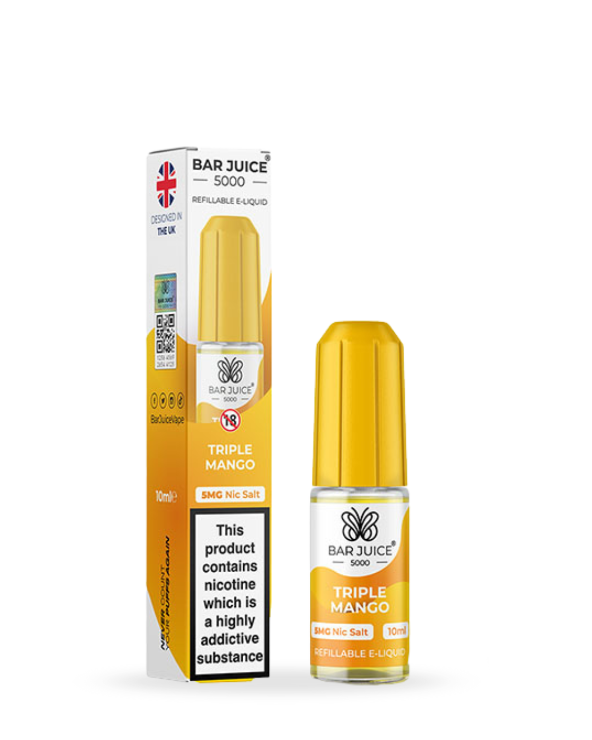 Bar Juice 5000 Triple Mango 10ml Nic Salt
