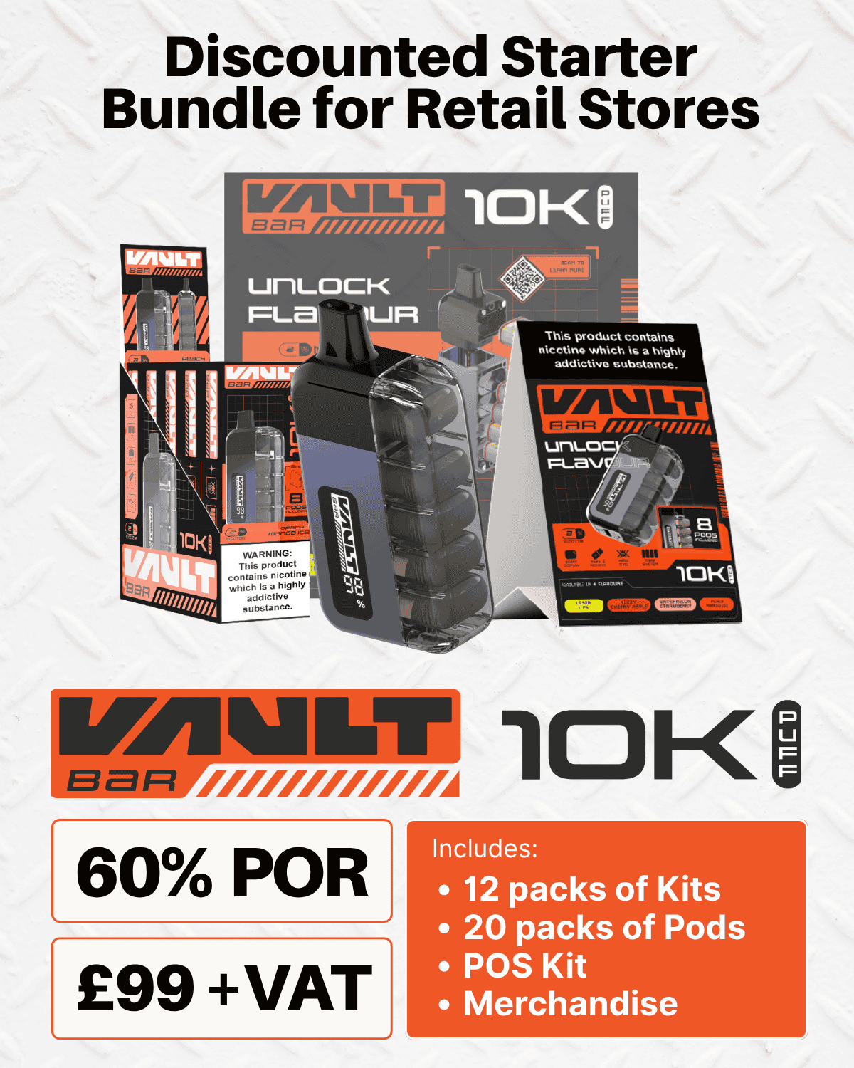 Vault Bar  zoom distro in UK