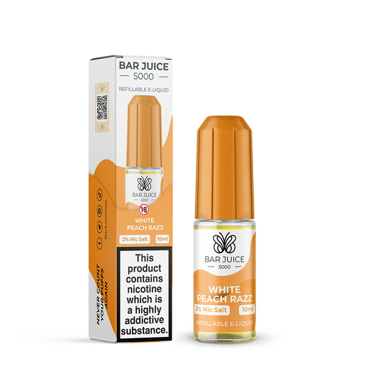 Bar Juice 5000 White Peach Razz 10ml Nic Salt