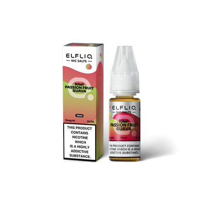 Elfliq Kiwi Passion Fruit Guava 10ml Nic Salt